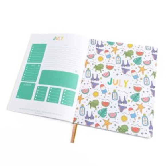 Callie Danielle 2023-24 Academic Teacher Planner Calendar Smileys 8.5 x 11 NWT - Picture 7 of 9